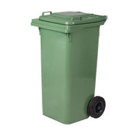 PATTUMIERA 120 L C/RUOTE VERDE MP- I.C.S.- 1,0 pz