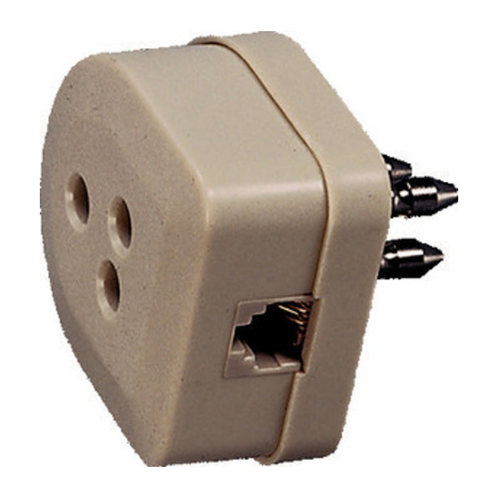 FME 22.170 SPINA TELEFONICA + PRESA PLUG 6-4C- FANTON- 10,0 pz