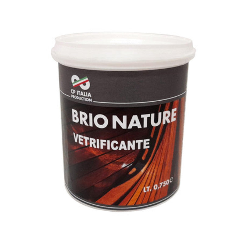 SMALTO VETRIFICANTE BRIO NATURE TRASP LUC 0,750 L- 6,0 pz