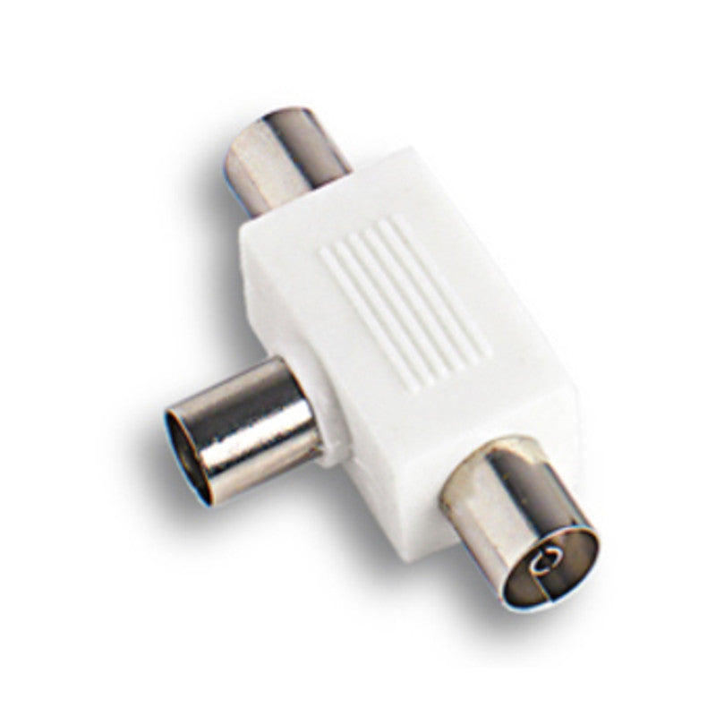 ADATTATORE DOPPIO TV MASCHIO CON  2 PRESE- FANTON- 10,0 pz