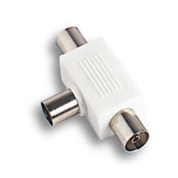 ADATTATORE DOPPIO TV MASCHIO CON  2 PRESE- FANTON- 10,0 pz