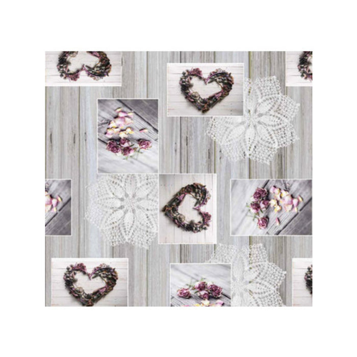 TOVAGLIATO fantasia cuori FUTURA DIS. 115.1 H 140 CM- 20,0 ml