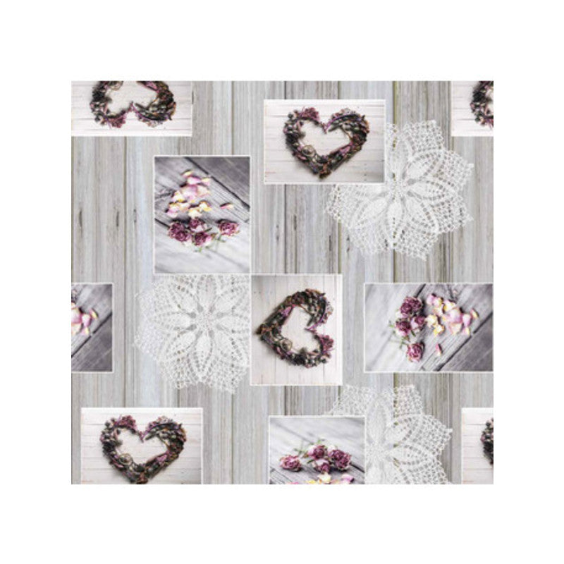 TOVAGLIATO fantasia cuori FUTURA DIS. 115.1 H 140 CM- 20,0 ml