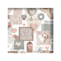 TOVAGLIATO fantasia cuori FUTURA DIS. 606.2 H 140 CM- 20,0 ml