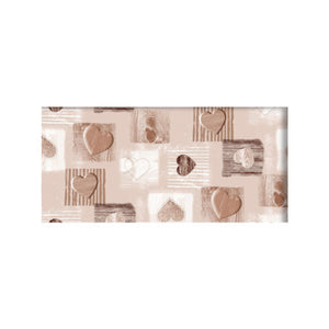 TOVAGLIATO fantasia cuori FUTURA DIS. 612.2  H 140 CM- 20,0 ml