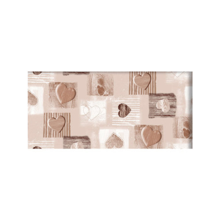 TOVAGLIATO fantasia cuori FUTURA DIS. 612.2  H 140 CM- 20,0 ml