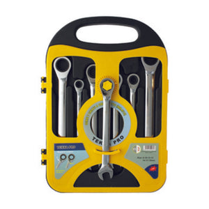 SERIE  7 CHIAVI A CRICCHETTO 8/19 MM CROMO VAN- CHINA T MAX 6044- 1,0 confezione