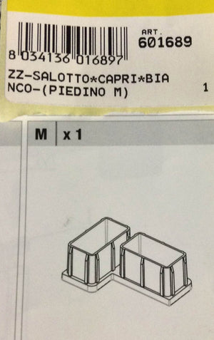 R SALOTTOCAPRIBIANCO-(PIEDINO M)- 1,0 pz