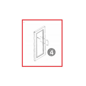 R KIT LAVATOIO RESINABIANCO (ANTA SX-DX)- 1,0 pz