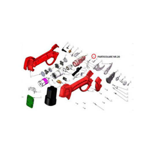 R PARTICOLARE NR.20 FORBICI POTA BATT DJ-025- 1,0 pz