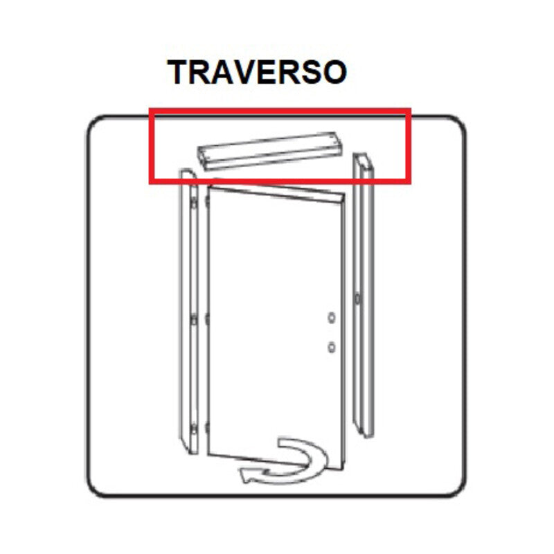 R TRAVERSO BATTENTE PORTA MICROTEC ROV GRI 210X80- 1,0 pz