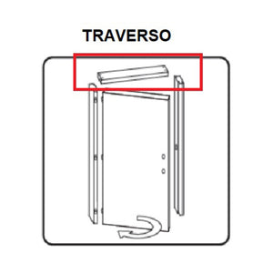 R TRAVERSO BATTENTE PORTA MICROTEC ROV GRI 210X80- 1,0 pz