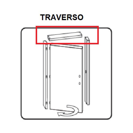 R TRAVERSO BATTENTE PORTA MICROTEC ROV GRI 210X80- 1,0 pz