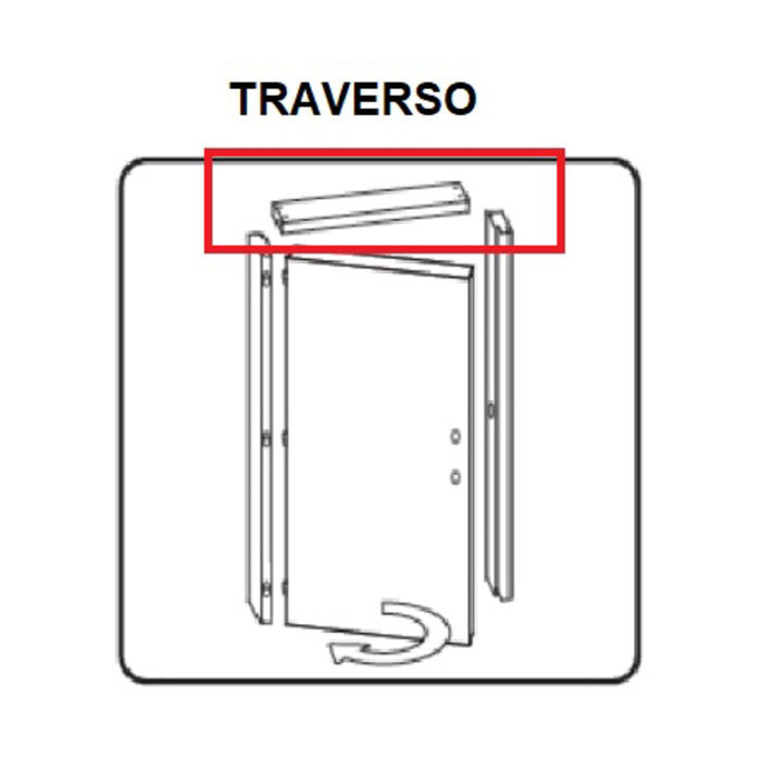 R TRAVERSO BATTENTE PORTA MICROTEC ROV GRI 210X80- 1,0 pz