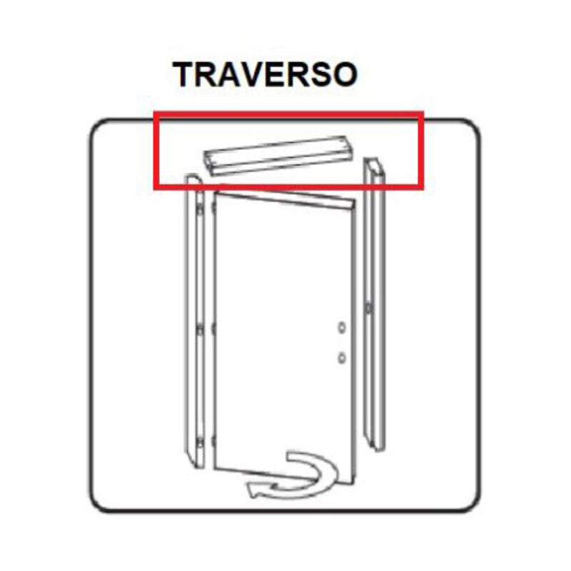 R TRAVERSO BATTENTE PORTA MICROTEC CILIEG 210X80- 1,0 pz