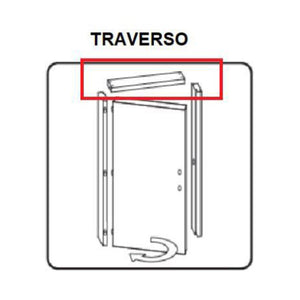 R TRAVERSO BATTENTE PORTA MICROTEC BIANCO 210X70- 1,0 confezione