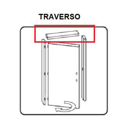 R TRAVERSO BATTENTE PORTA MICROTEC BIANCO 210X70- 1,0 confezione