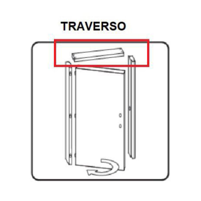 R TRAVERSO BATTENTE PORTA MICROTEC BIANCO 210X70- 1,0 confezione