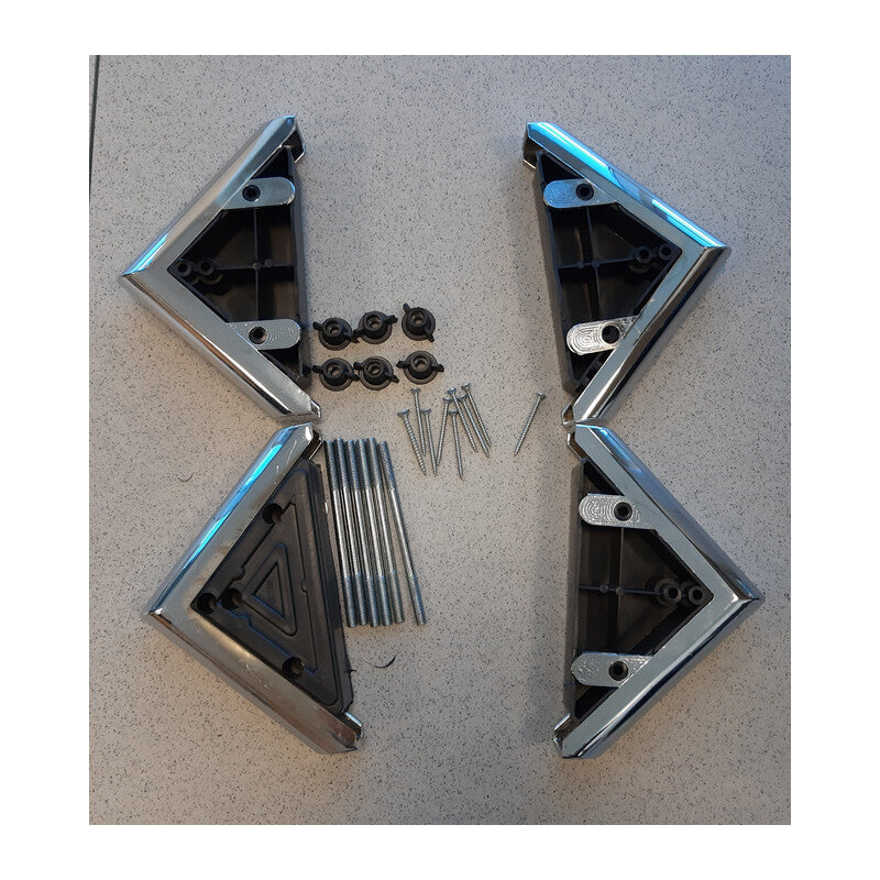 R KIT PIEDI X DIVANO PRONTOLETTO MOD.ALBA 3P- 1,0 confezione