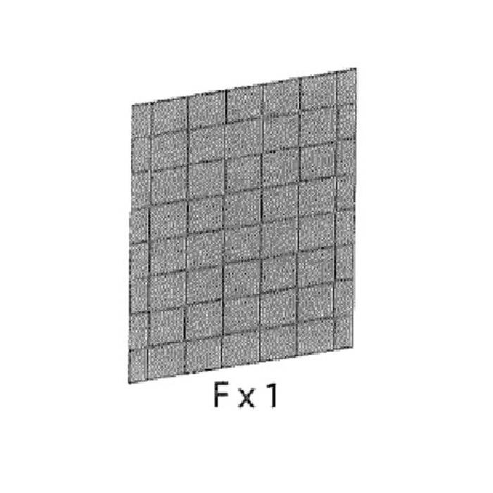 R PANNELLO POST. Fx1 x PATTUMIERA 2 ANTE CM. 68X37X90H ART PLAST- 1,0 pz