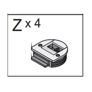 R MECCANISMO Z X 4 X KIT ARMADIO 2ASC CM.120X50X200H RO/BIA- 1,0 pz