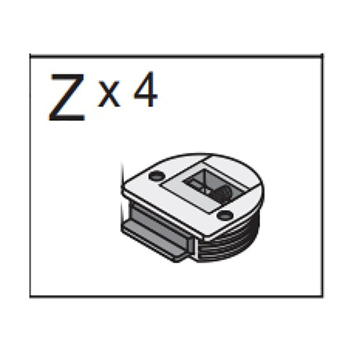 R MECCANISMO Z X 4 X KIT ARMADIO 2ASC CM.120X50X200H RO/BIA- 1,0 pz
