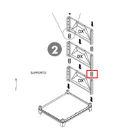 R SUPPORTO X FIANCO LAVATOIO IN RESINA- 1,0 pz