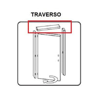 R TRAVERSO BATTENTE X PORTA MOD MICROTEC ROVERE GRIGIO CM.210X70- 1,0 pz