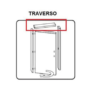 R TRAVERSO BATTENTE X PORTA MOD MICROTEC ROVERE GRIGIO CM.210X70- 1,0 pz
