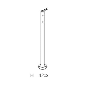 R PALO H X GAZEBO IN ACCIAIO MT.3X4 ARMONIA YF-3246- 1,0 pz