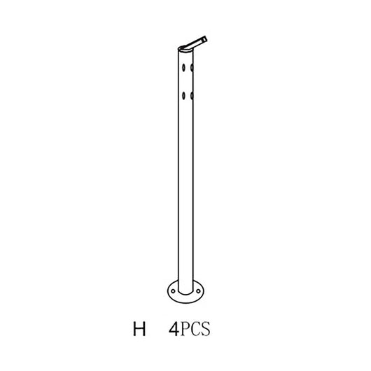 R PALO H X GAZEBO IN ACCIAIO MT.3X4 ARMONIA YF-3246- 1,0 pz