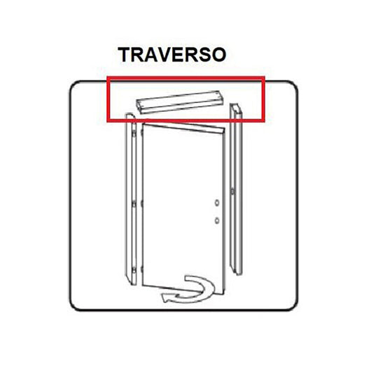 R TRAVERSO BATTENTE X PORTA MICROTEC CILIEGIO 210X70- 1,0 confezione