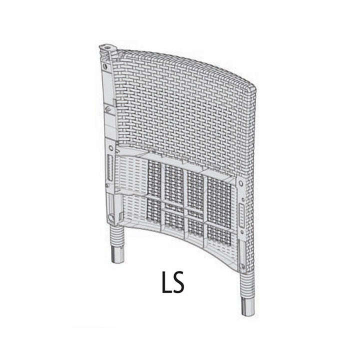 R FIANCO LS X ALLIBERT/KETER SET IOWA BALCONY CAPPUCC.- 1,0 pz