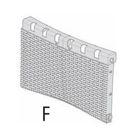 R FRONTALE F X ALLIBERT/KETER SET IOWA BALCONY CAPPUCC.- 1,0 pz