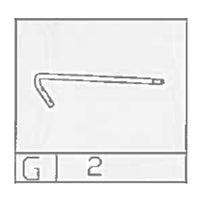 R PARTICOLARE G X DONDOLO SOFA 3 POSTI SGANCIO RAPIDO- 1,0 pz