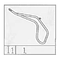 R PARTICOLARE I1 X DONDOLO SOFA 3 POSTI SGANCIO RAPIDO- 1,0 pz