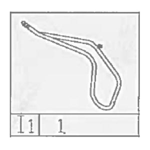 R PARTICOLARE I1 X DONDOLO SOFA 3 POSTI SGANCIO RAPIDO- 1,0 pz