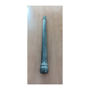 R PALO SUPERIORE X LAMPIONE NEW YORK H CM.200 A 2 LUCI GRIGIO- 1,0 pz