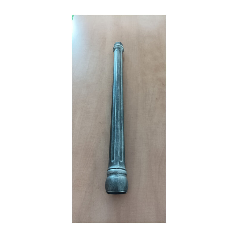 R PALO SUPERIORE X LAMPIONE NEW YORK H CM.200 A 2 LUCI GRIGIO- 1,0 pz