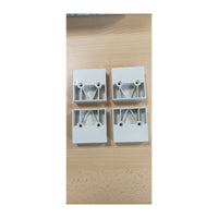 R PIEDI X ARMADIO MULTIUSO C/SPECCHIO 1C+6R CM.72X37X195 B/CO CEMENTO- 1,0 confezione