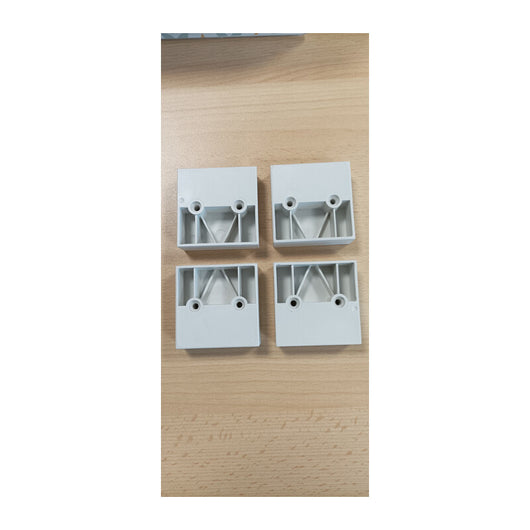 R PIEDI X ARMADIO MULTIUSO C/SPECCHIO 1C+6R CM.72X37X195 B/CO CEMENTO- 1,0 confezione