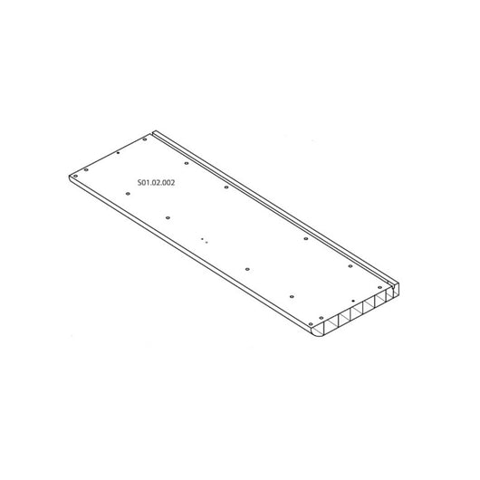 R FIANCO S01.02.002 X ARMADIO SPOGLIATOIO RESINA A 2 POSTI IN KIT C/SERRAT- 1,0 pz