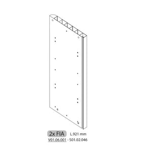 R 2X FIA S01.02.046 X COPRICALDAIA RESINA HIMALAYA C/SERRANDA 59X39X98H- 1,0 pz