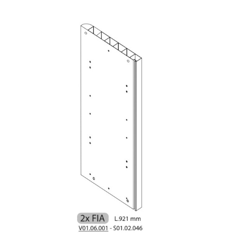R 2X FIA S01.02.046 X COPRICALDAIA RESINA HIMALAYA C/SERRANDA 59X39X98H- 1,0 pz