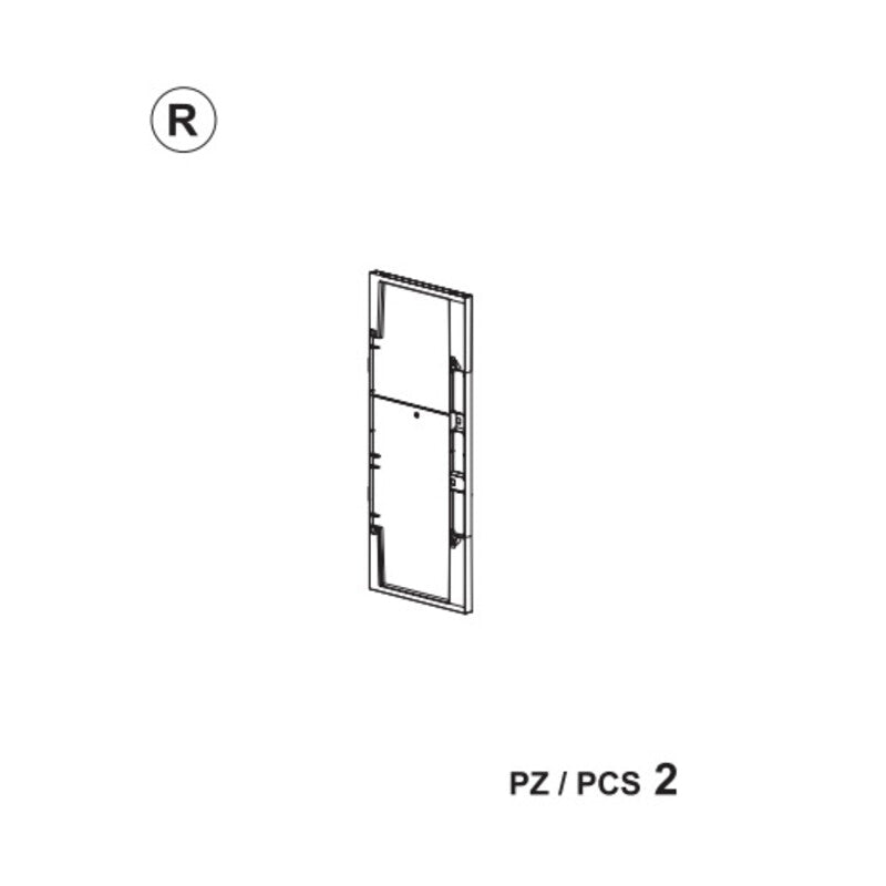 R RX2 X ARMADIO BIOS 2 ANTE 65X37X165 PORTASCOPE  ART.301- 1,0 pz