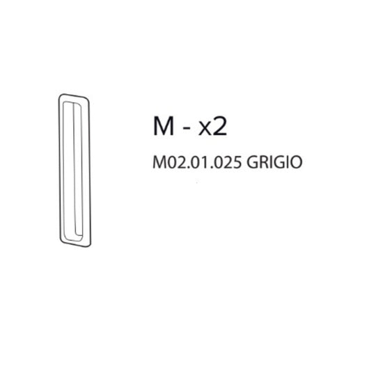 R MX2 M02.01.025 GRIGIO  X COPRICALDAIA  RESINA HIMALAYA- 1,0 confezione