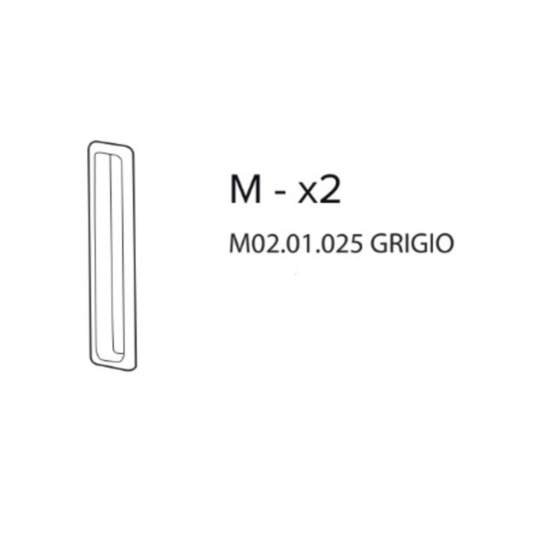 R MX2 M02.01.025 GRIGIO  X COPRICALDAIA  RESINA HIMALAYA- 1,0 confezione