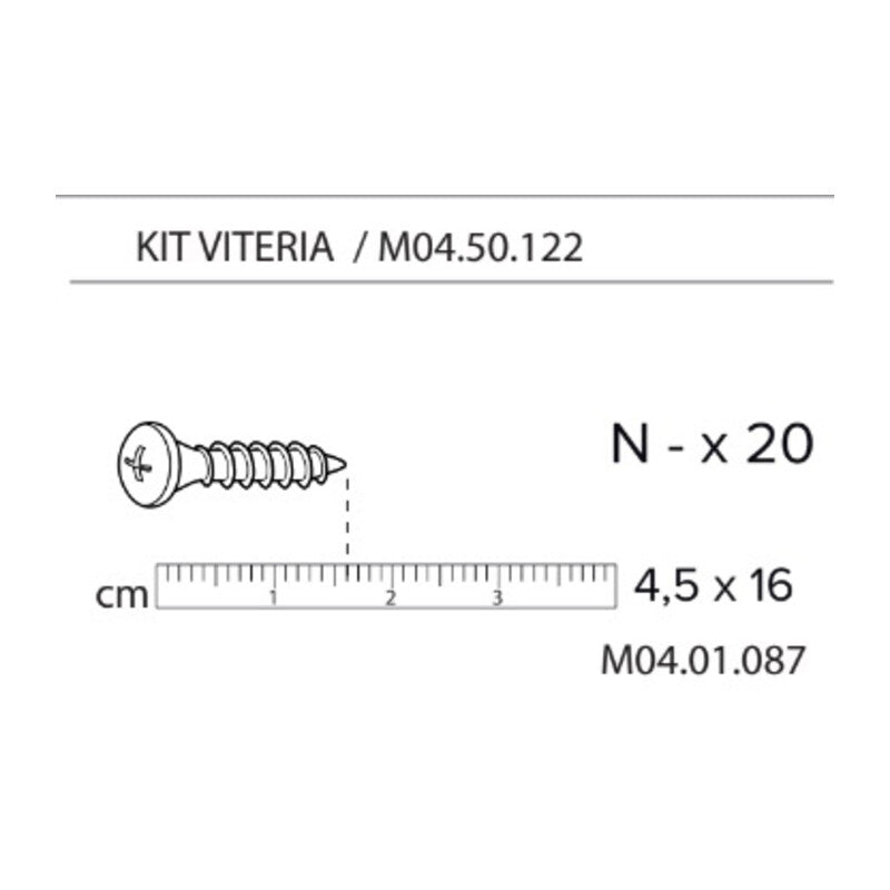 R KIT VITERIA MO4.50.122 X COPRICALDAIA  RESINA HIMALAYA C/SERRANDA 59X39X98H- 1,0 confezione