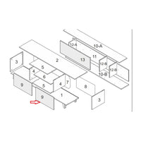 R PART 9 ANTA  X  PARETE ATTREZZATA ZAIKEN- 1,0 pz