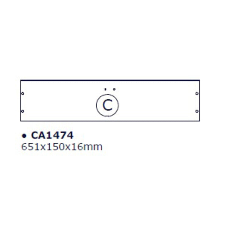 R TOP C X KIT SCARPIERA 5 RIBALTE 65X15X164 BIANCO 1307- 1,0 pz